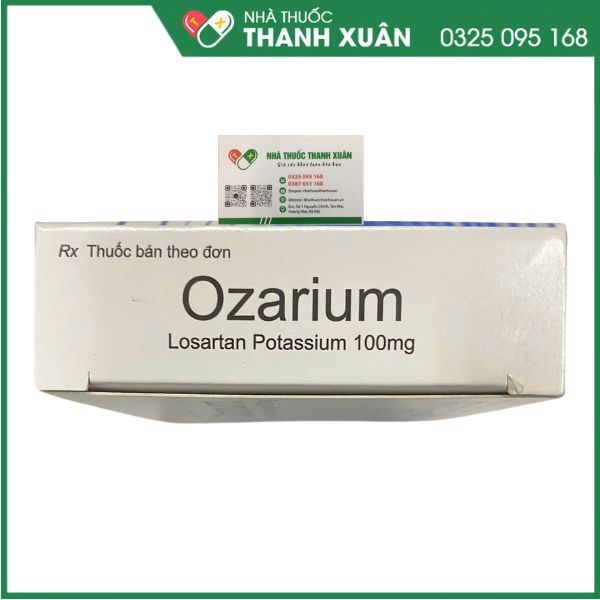 Ozarium 100mg điều trị suy tim, giảm nguy cơ và tử vong tim mạch